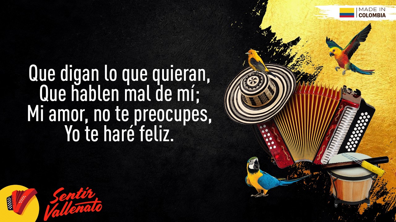 Te Haré Feliz, Binomio De Oro De América, Video Letra - Sentir Vallenato