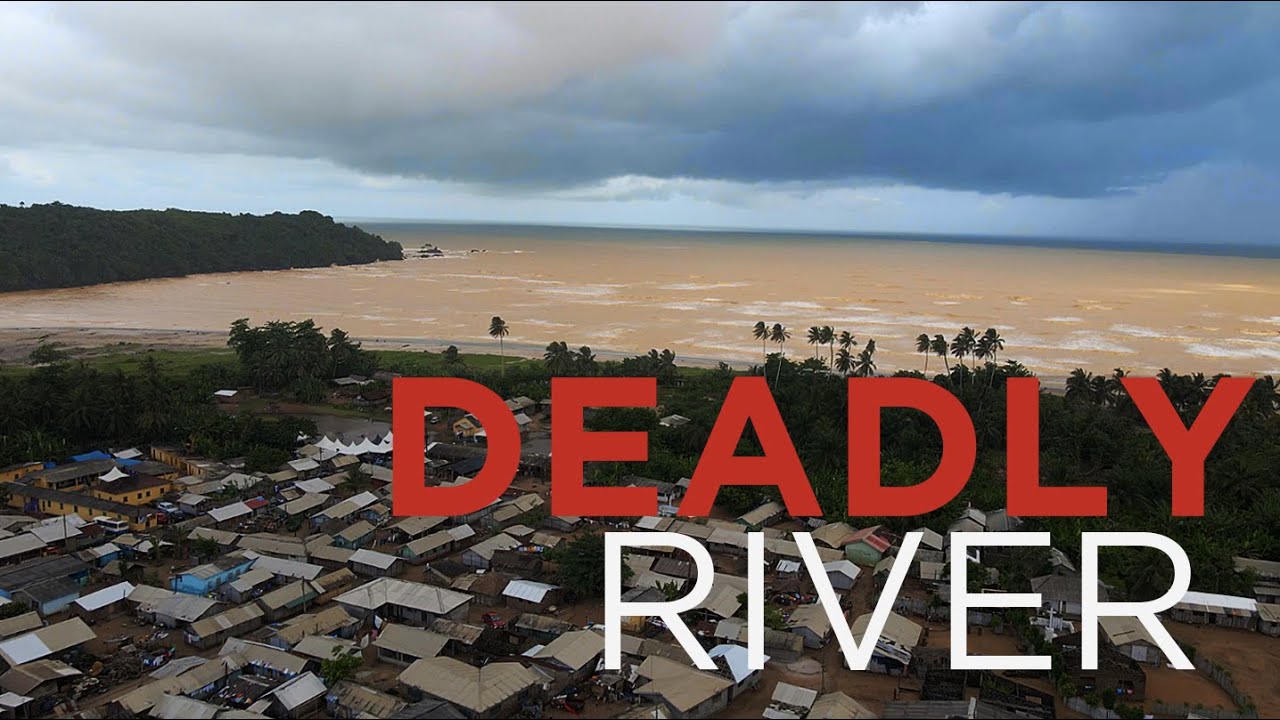 The DEADLIEST river destroying the Atlantic Ocean in Ghana, West Africa | Ankobra River