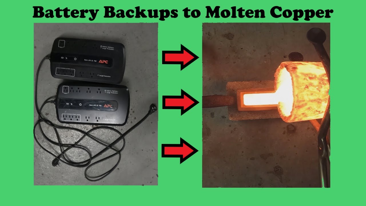Scrapping Battery Backup Power Supplies - How much copper inside? - Trash to Treasure Copper Melting