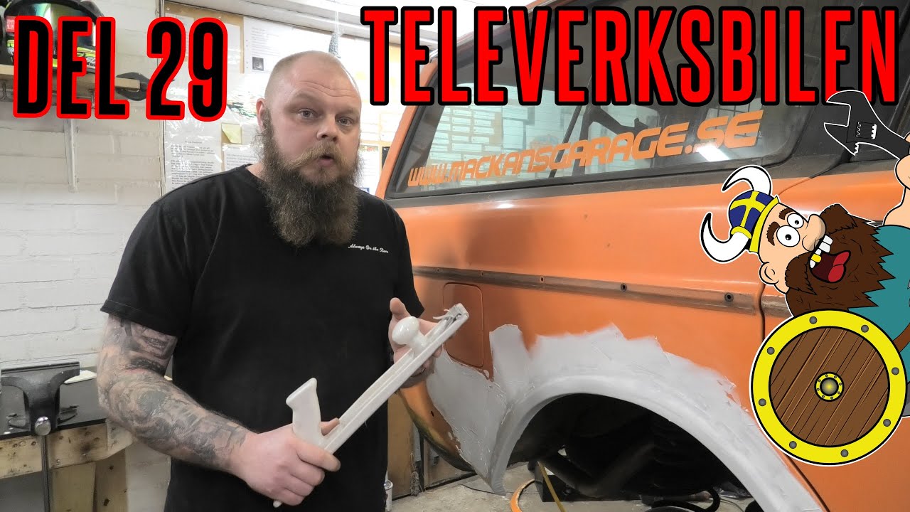 Televerksbilen Del 29 - Spacklar bakskärmen