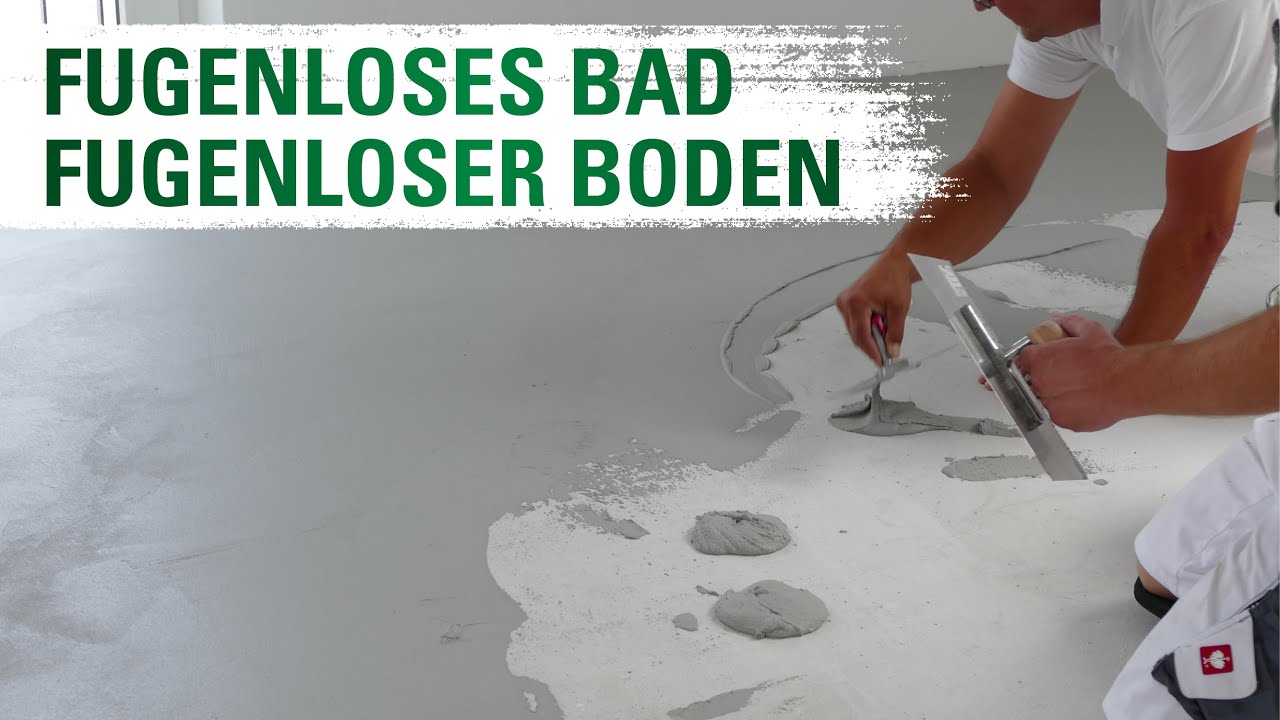 Fugenloses Badezimmer - Fugenloser Boden