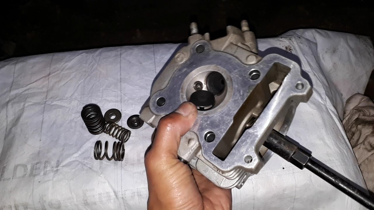 Memaksimalkan power mio / nouvo !!! Pasang per klep grand dan shogun