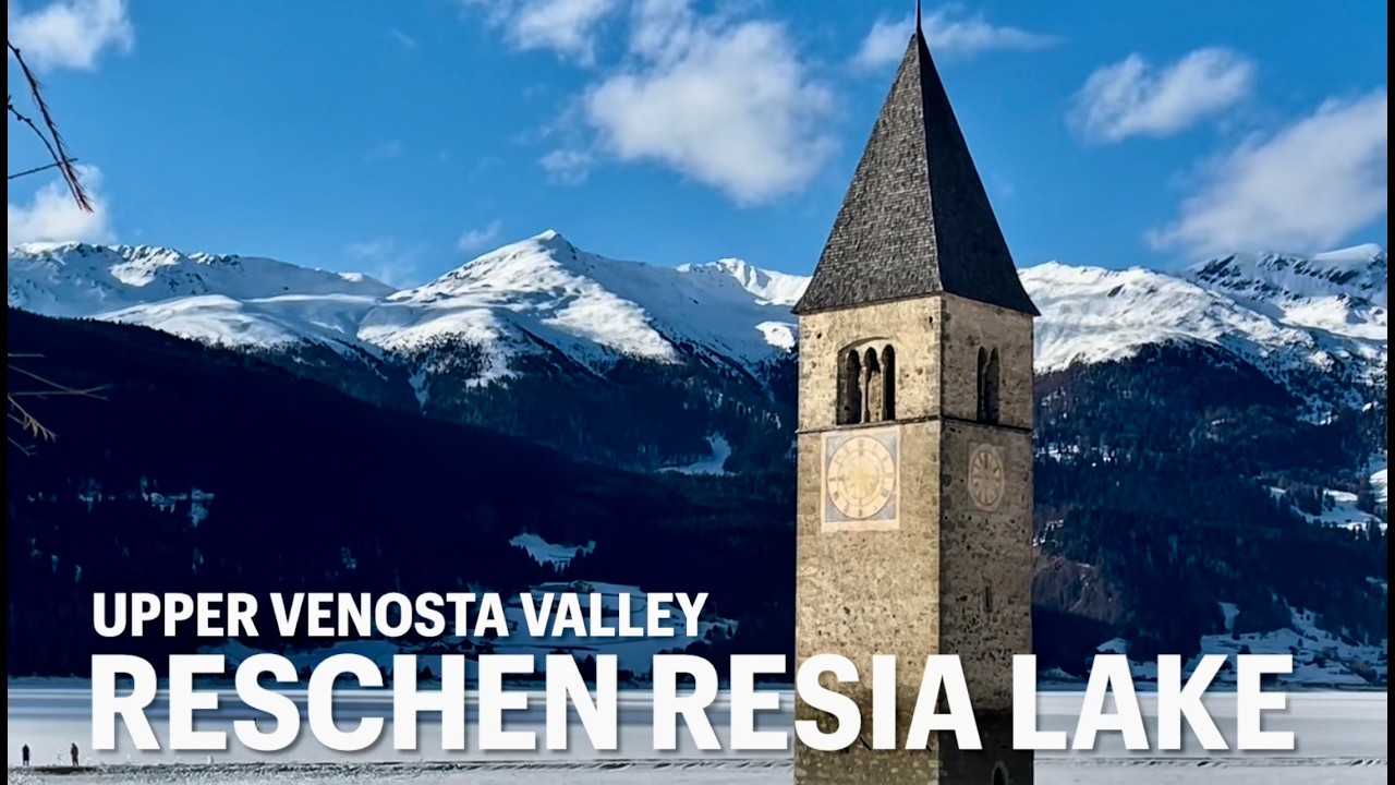 Reschen - Resia Lake, Upper Venosta Valley, South Tyrol, Italy
