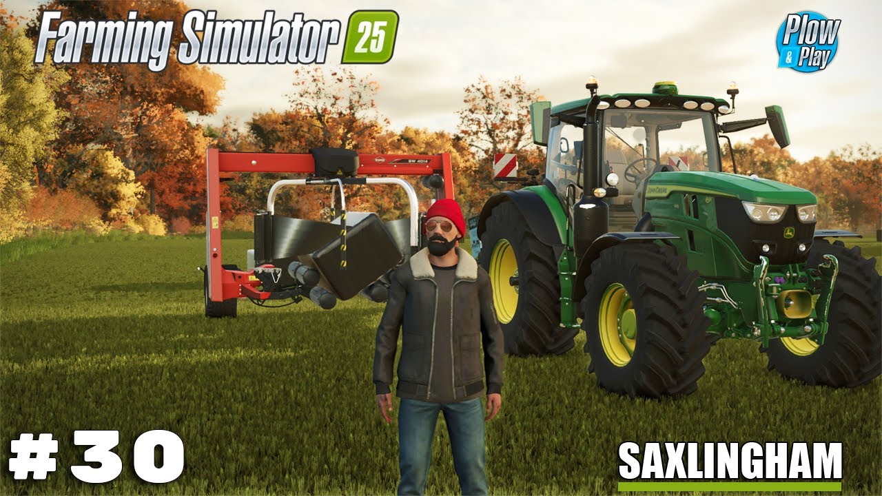👨‍🌾 BALING 252 000 LITERS OF SILAGE 🚜 SAXLINGHAM - Farming Simulator 25 ep. 30 🌱 P&P