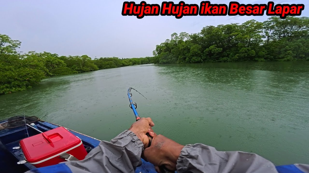 Saya Pun Tidak Menyangka Bisa Dapat ikan Besar Di Saat Cuaca Lagi Super Ekstrem