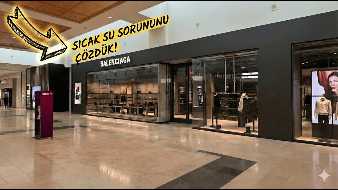 Balenciaga Mağazasının Sıcak Su Derdini Çözdük  |AMERİKA'DA İNŞAAT|