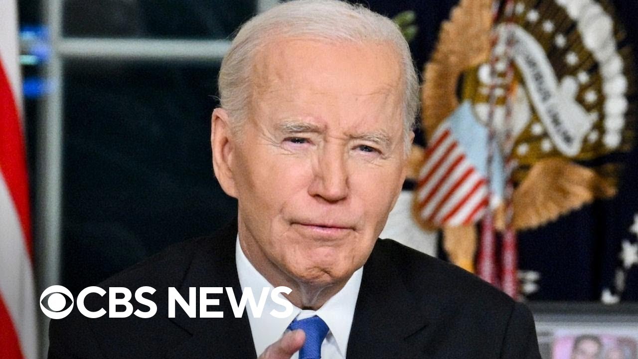 Biden issues a warning to Americans about abuses of power, military industrial complex and AI