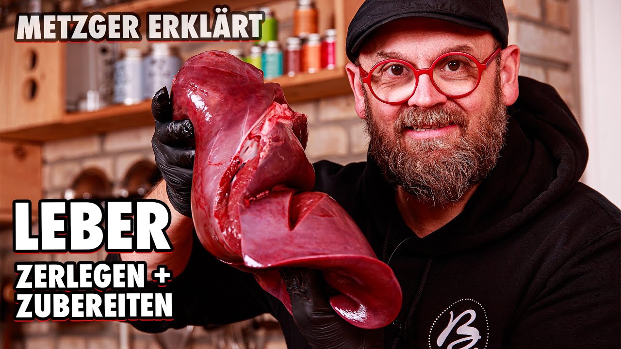 Kalbsleber zerlegen und zubereiten 🔪🔥 Metzgermeister erklärt!
