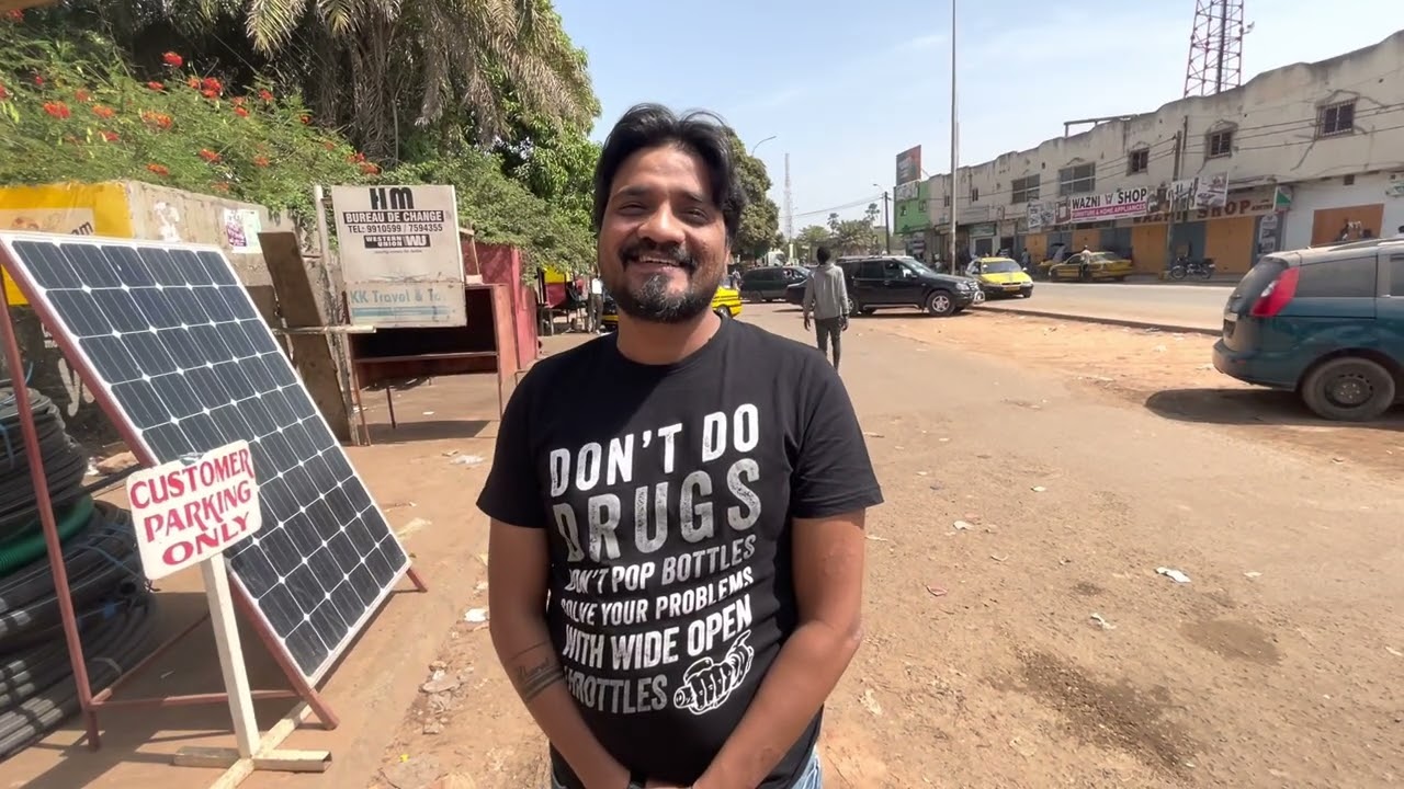Indian businessman solar pump & solar panels From  the Gambia #GLOBAL ELECTRONICS #boreholedrilling