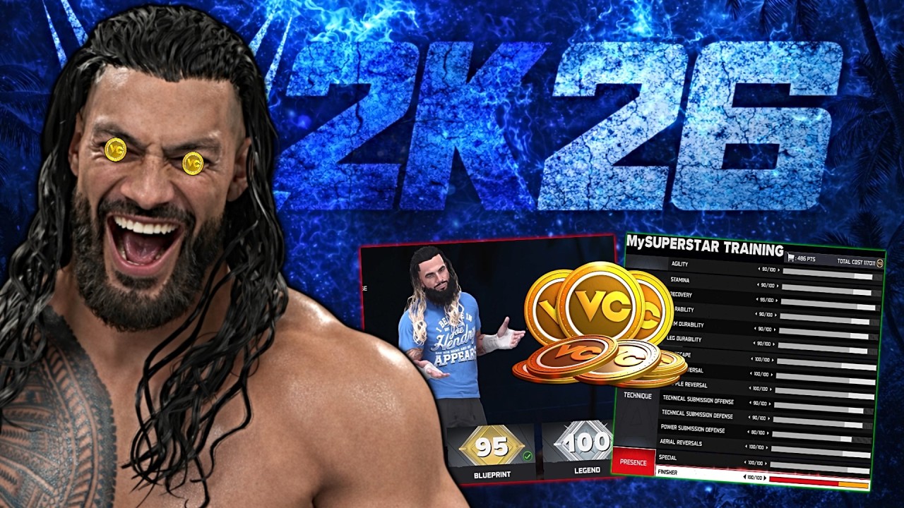 WWE 2k26 ПРЕСТИЖ НА ТОКСИЧНОМ ОСТРОВЕ | ВОТ СКОЛЬКО VC ВАМ НУЖНО, ЧТОБЫ ДОСТИЧЬ 100-ГО ОБЩЕГО РЕЙ...
