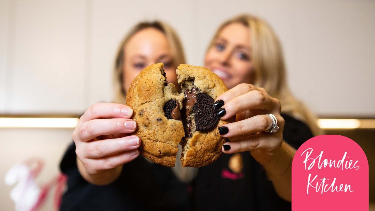 Stuffed Nutella Thick NYC Cookie | Blondies Kitchen Channel