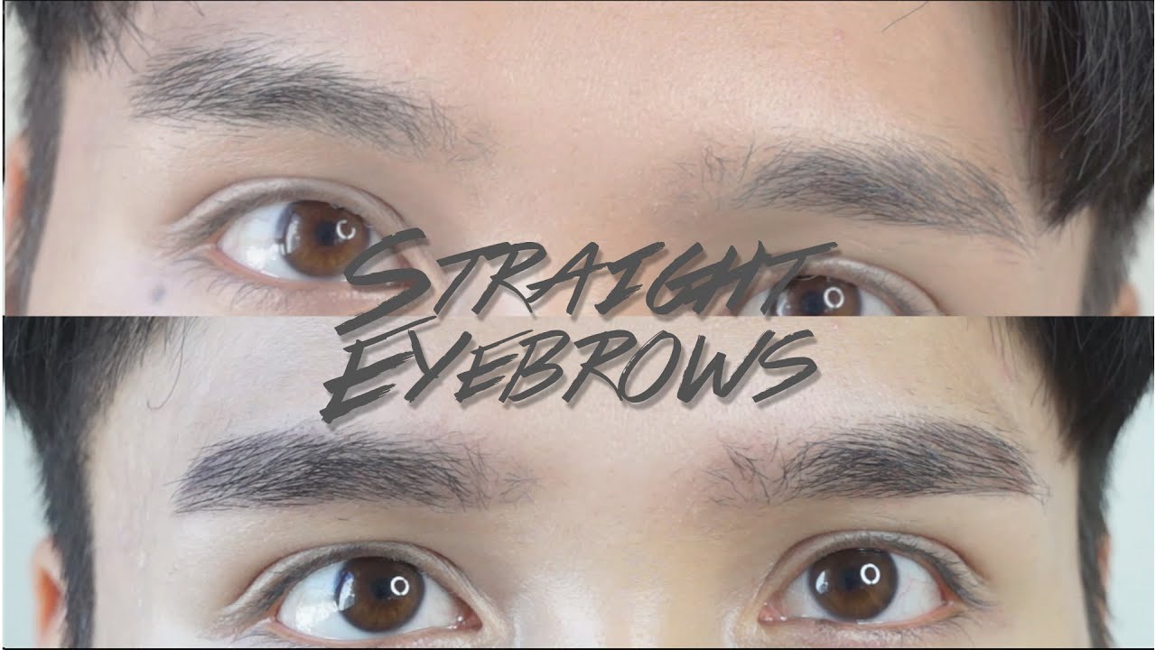 Straight Korean Style Eyebrow Tutorial - Edward Avila