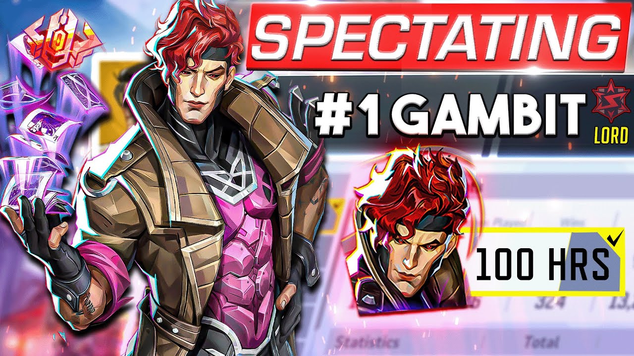Наблюдаем за гамбитом №1 в Marvel Rivals!