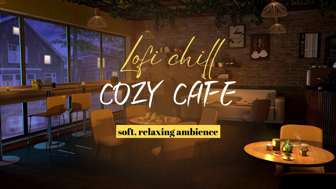 [Playlist] Late Night Cozy Cafe☕ Chill Beats 🌧️ R&B Hip Hop Jazz Mix [Study/Work/Relax/Sleep]