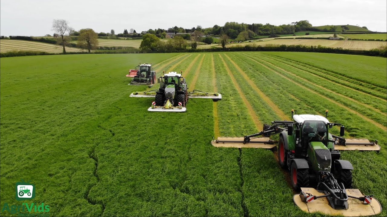 3 Tractors Went to Mow