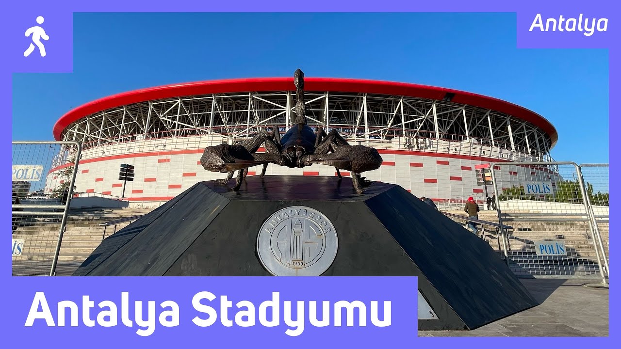Corendon Park Antalya Stadium - Antalyaspor Fenerbahçe - Antalya Stadium Tour [4K] UHD 60 FPS