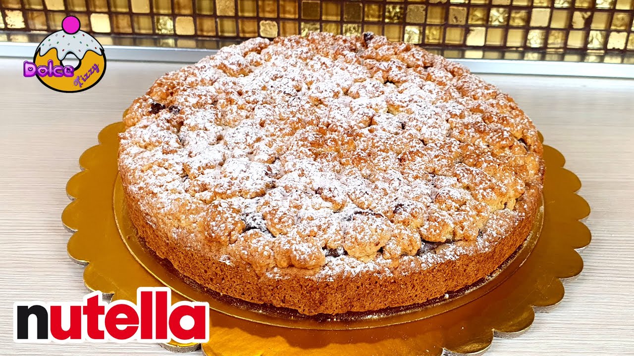 SBRICIOLATA ALLA NUTELLA - FACILE E VELOCE