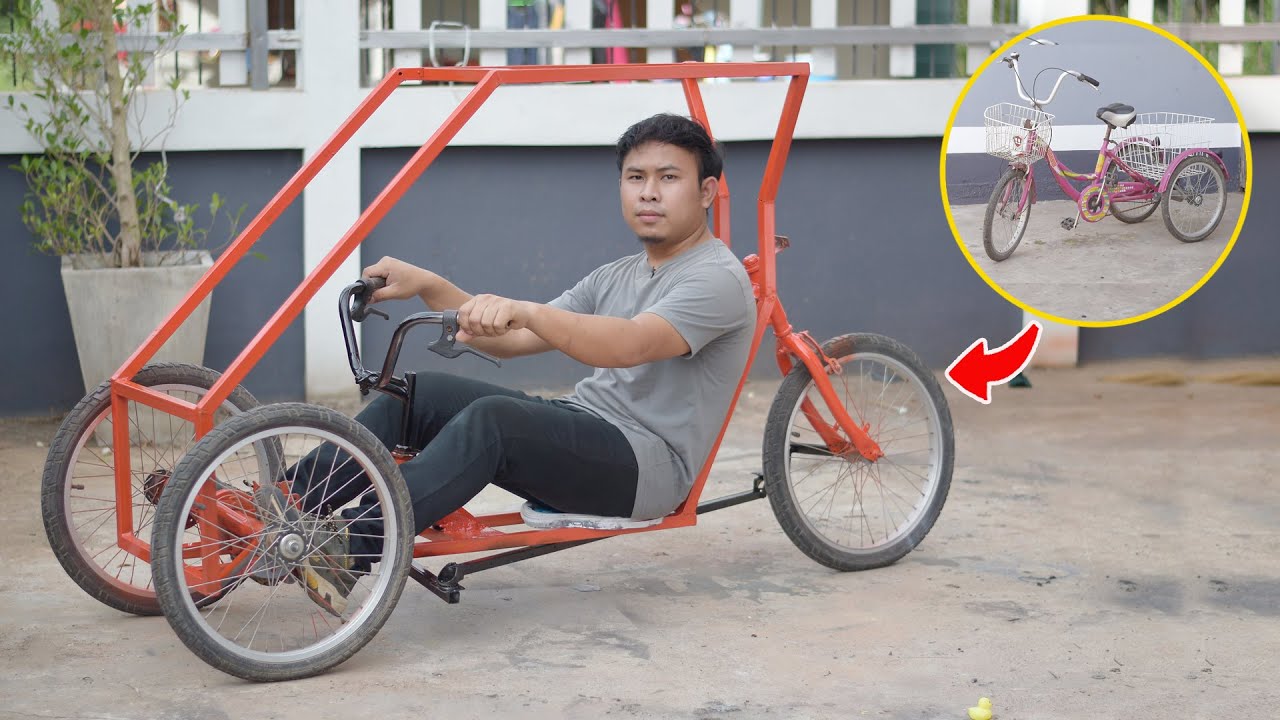 สร้างรถประหยัดพลังงาน จากจักรยาน 3 ล้อแม่บ้าน