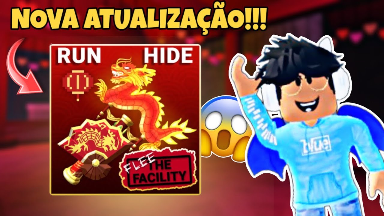 NOVA ATUALIZAÇÃO DO FLEE THE FACILITY!! TUDO QUE CHEGOU 😱🔨 Roblox