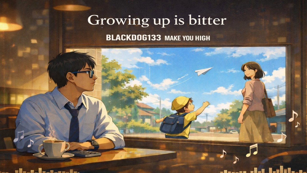 월요일 저녁에 떠올린 Growing up is bitter - BLACKDOG133
