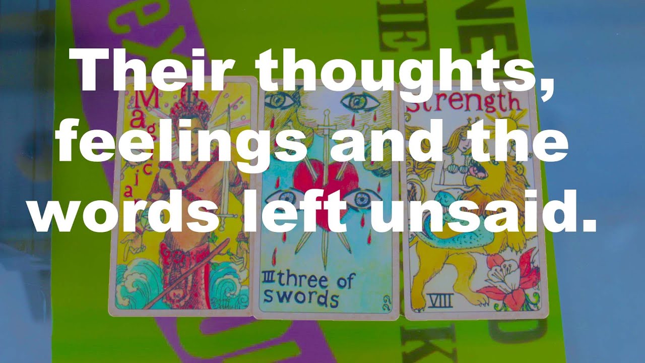 ❤Pick a Card❤Their thoughts, feelings and the words left unsaid.