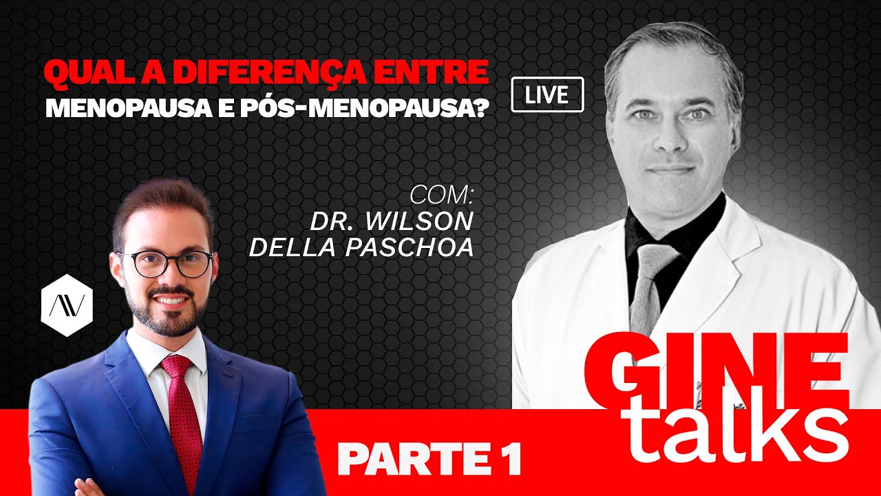 Gine Talks - O que é menopausa? Diferença entre menopausa e pós-menopausa.  |  Dr. André Vinícius