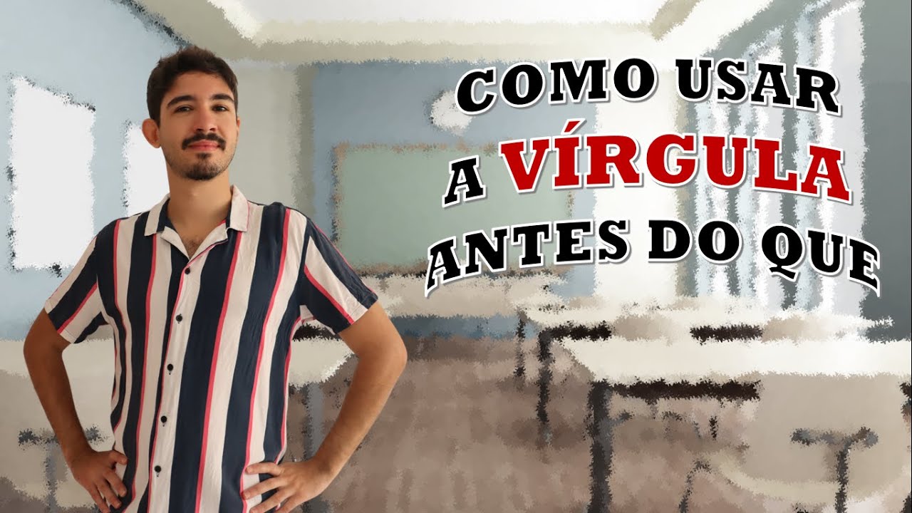 Pode usar vírgula antes do 