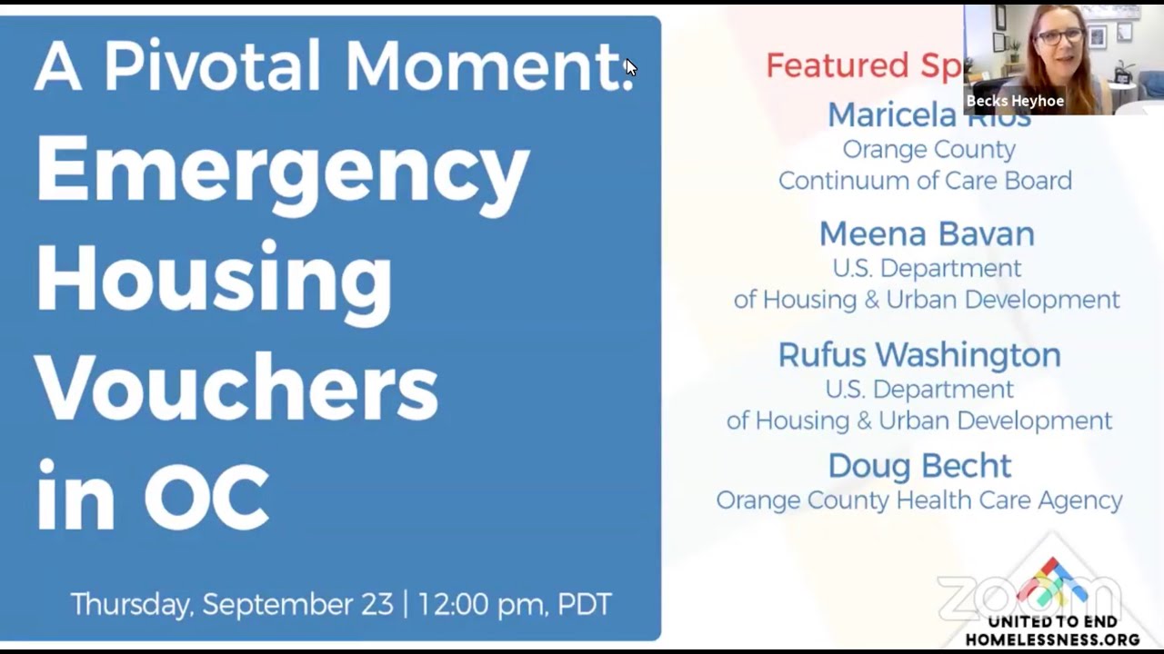 A Pivotal Moment: Emergency Housing Vouchers in OC