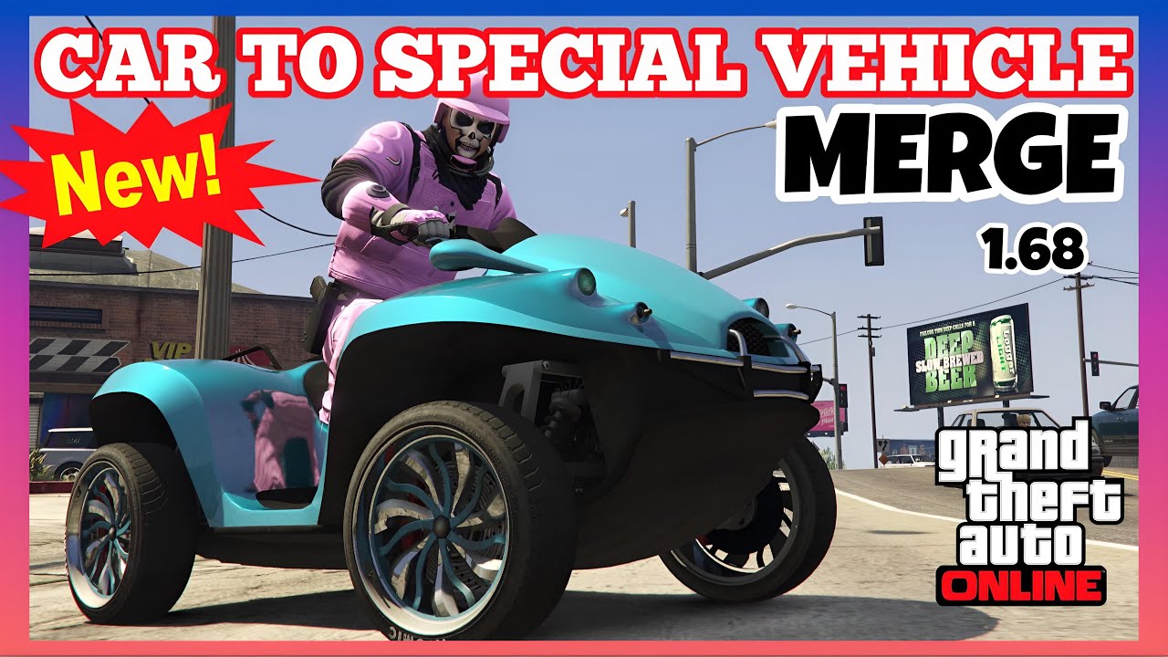 *NEW*(MERGE) CAR TO SPECIAL VEHICLE  BENNY/F1 MERGE GLITCH 1.68||GTA ONLINE !!!