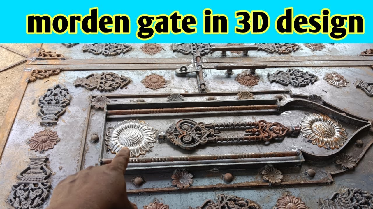 What is price of modern 3D gate design ! Modern and beautiful gate design in 3D ! #gyanchandra