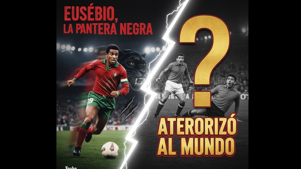 Antes que CR7, existió ÉL: Eusebio, la Pantera Negra que aterrorizó al mundo 🏆🖤con Portugal