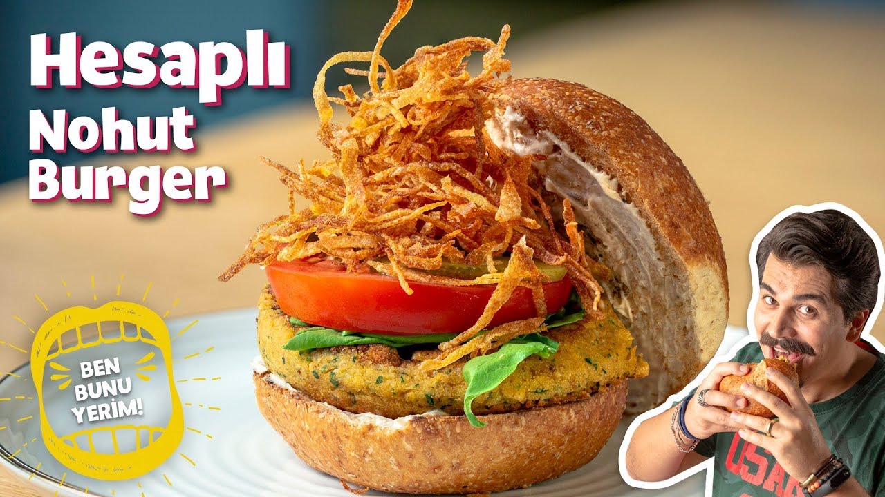 Bir Daha Eti Aratmayacak Hesaplı Nohut Burger Tarifi | #BenBunuYerim 36