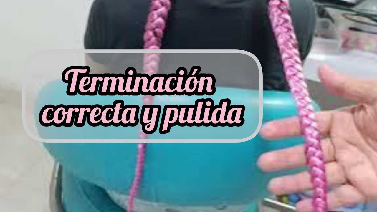 TERMINACIÓN CORRECTA DE LAS TRENZAS CON KANEKALON/TRENZAS BOXEADORAS CON KANEKALON 