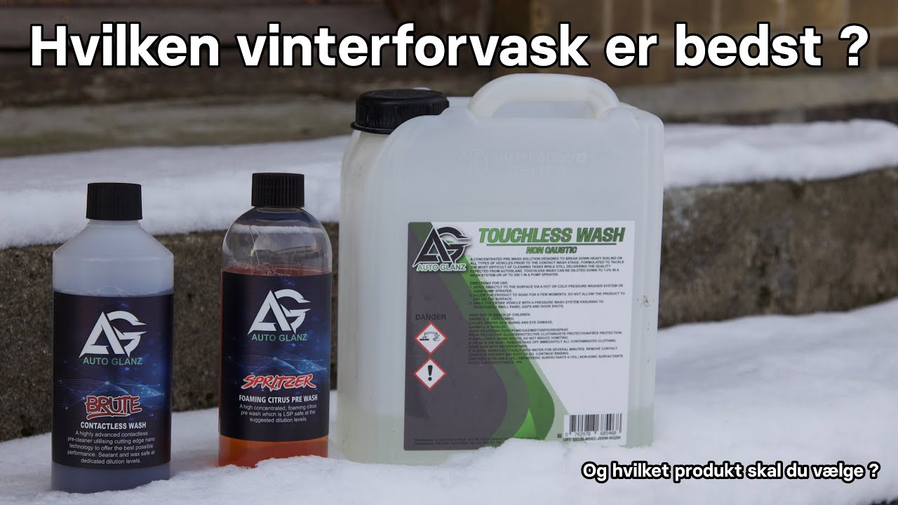 Vinterforvask - Spritzer vs Brute vs Touchless Wash
