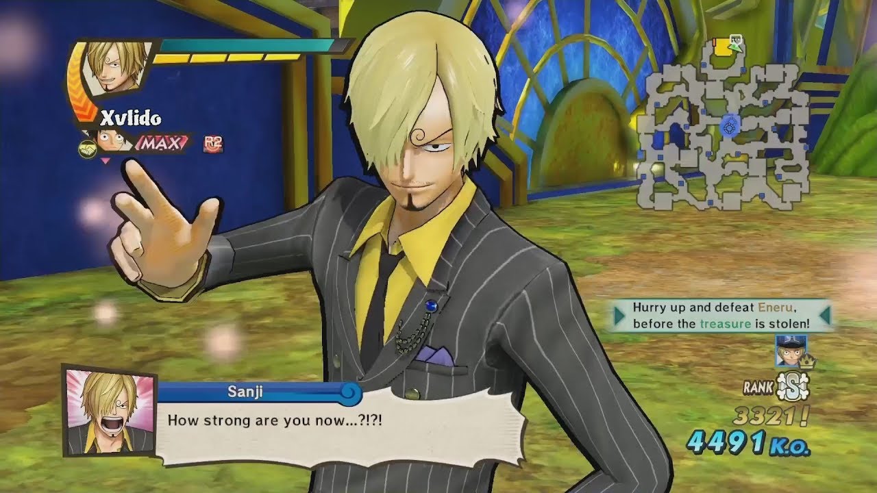 One Piece: Pirate Warriors 3 - TS Sanji Level Break Gameplay 8 (Nightmare Dream Log) S Rank