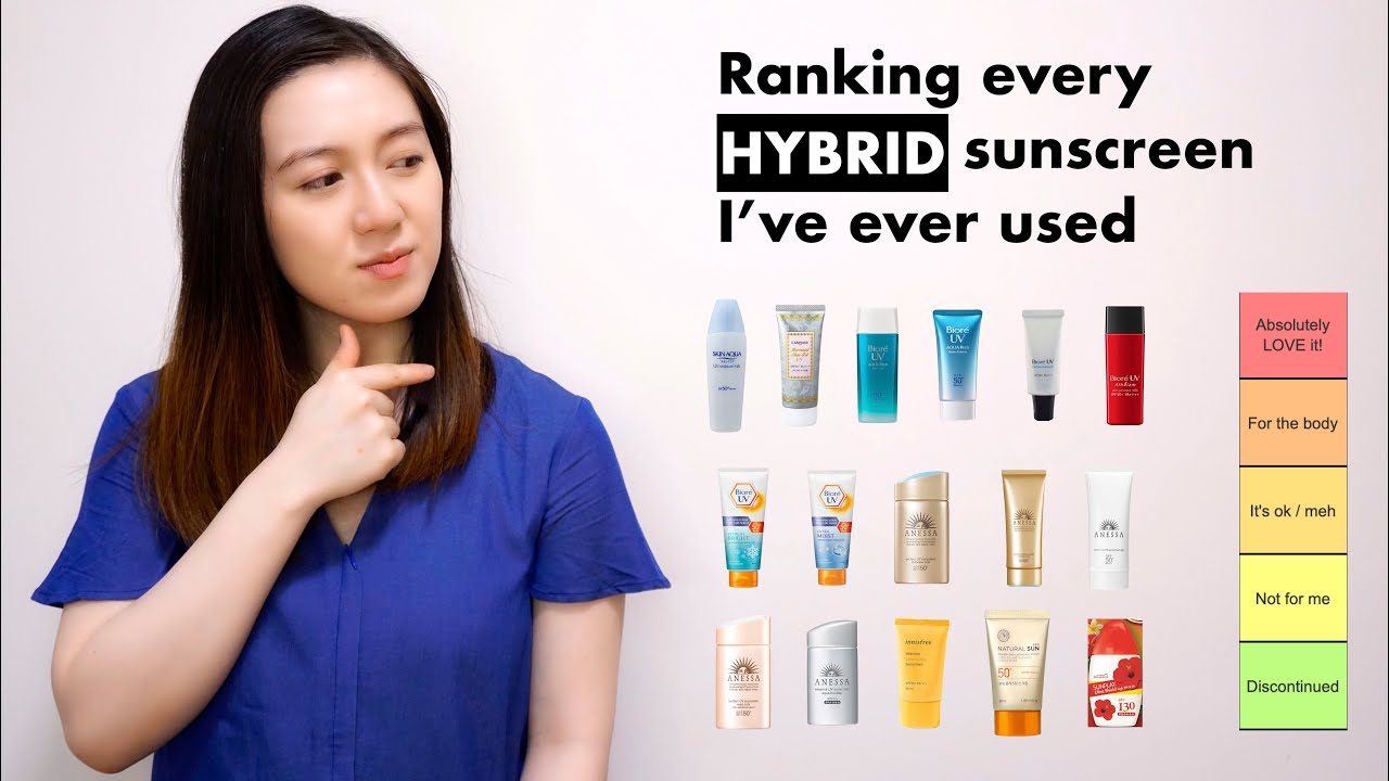 [REVIEW] Ranking Every Hybrid Sunscreen I've Ever Used
