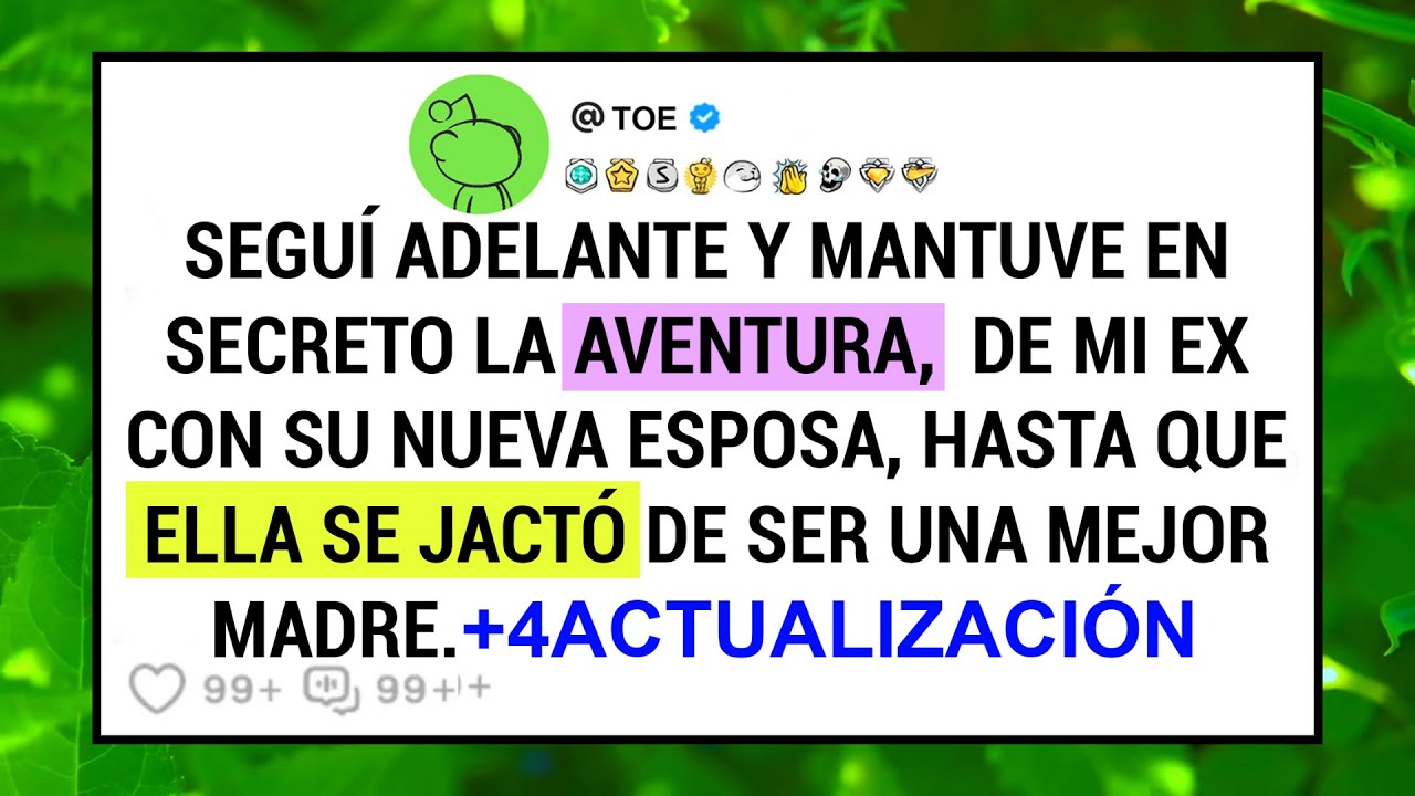Seguí Adelante Y Mantuve En Secreto La Aventura,  De Mi Ex Con Su Nueva Esposa, Hasta Que Ella Se...