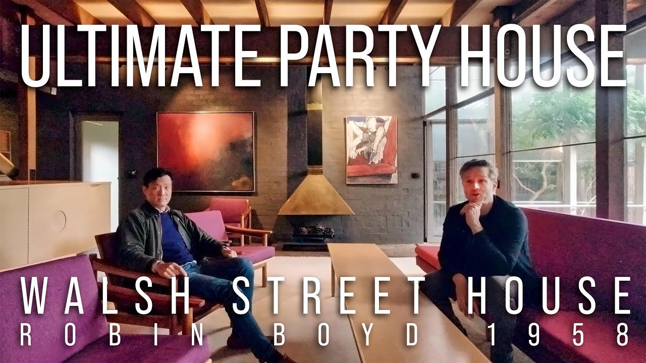 The Ultimate Party House | Walsh Street House 1958 by Robin Boyd. Melbourne Mid-Century Modern Icon
