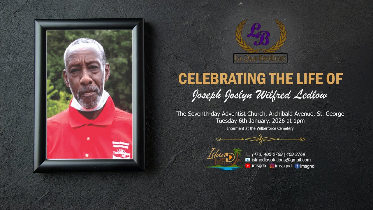 Celebrating the life of Joseph Joslyn Wilfred Ledlow of Williams Road, St. George | Jan 6th, 2026