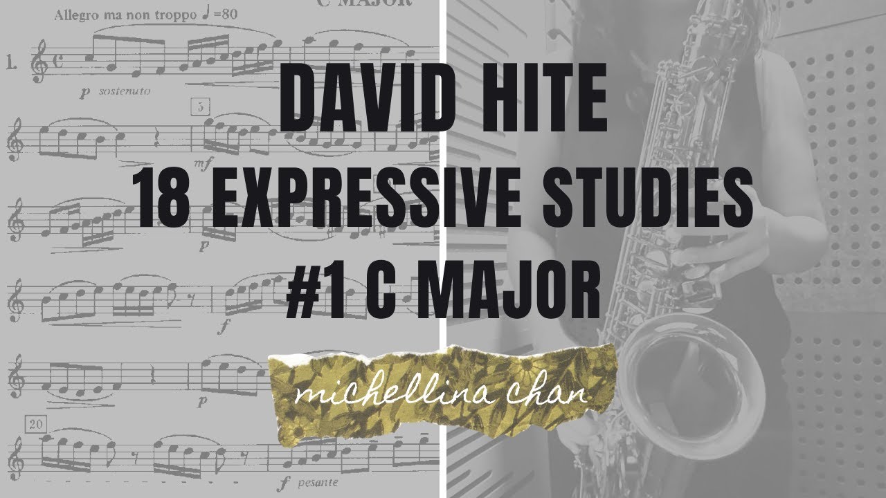 David Hite 18 Expressive Studies #1 C major (Saxophone)
