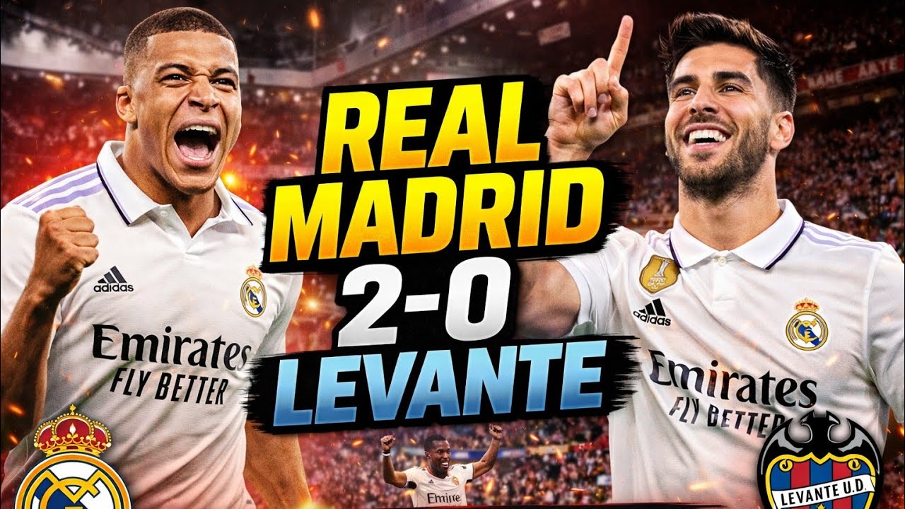 🔥 Real Madrid vs Levante 2-0 | All Goals & Highlights