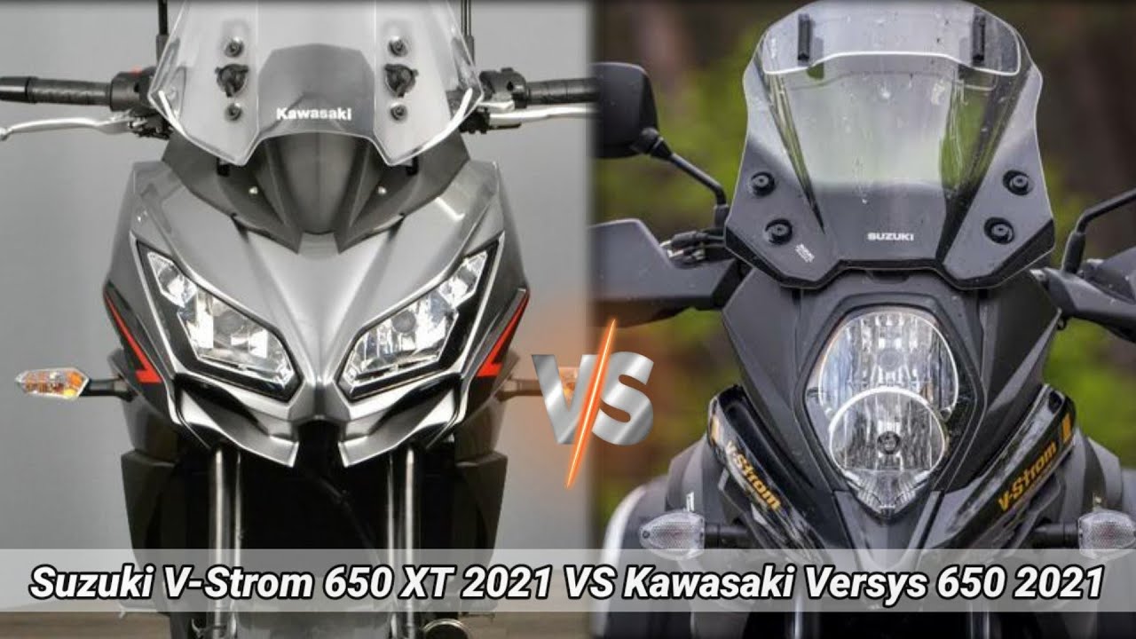 Suzuki V Strom 650 XT 2021 VS  Kawasaki Versys 650 ABS 2021