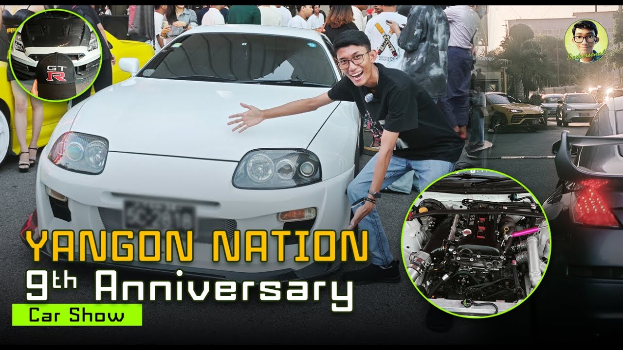 YANGON NATION 9th Anniversary Car Show