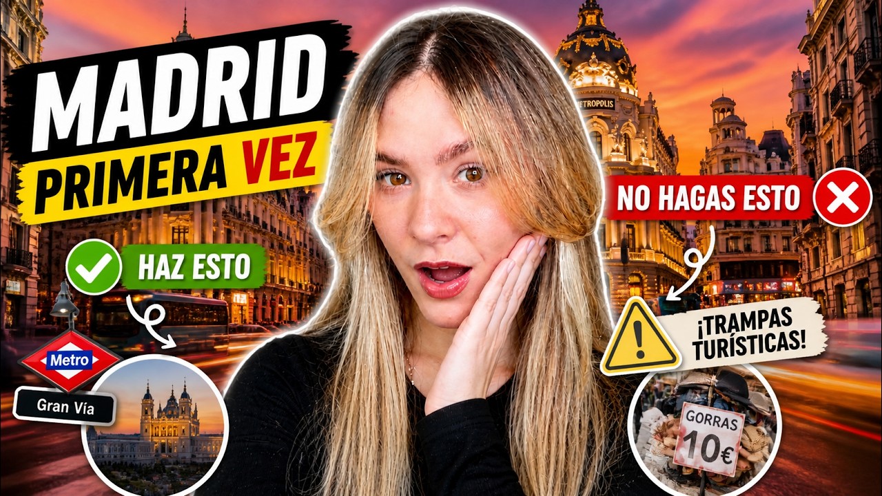 🔴 Madrid por primera vez: errores que evitar y lo que S&Iacute; hacer (gu&iacute;a real de una local) 🇪🇸