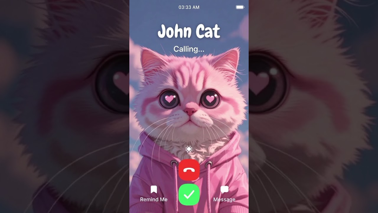 john cat# cutecat#calling#ringtone#iphoneringtone#shorts#catringtone#catcalling#soundsgood#ai#cat