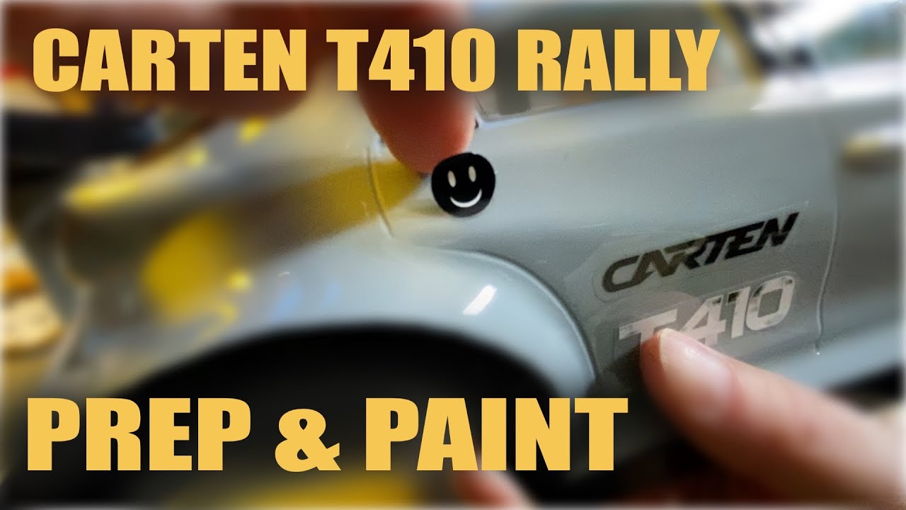 Подготовка и покраска кузова CARTEN T410 RALLY RC. НАКОНЕЦ-ТО!