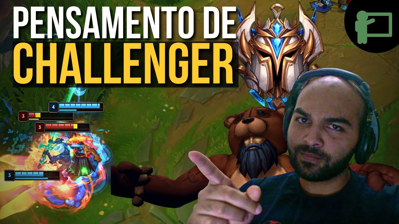 VEJA COMO UM CHALLENGER PENSA DURANTE UMA PARTIDA | ANALISE DE PARTIDA