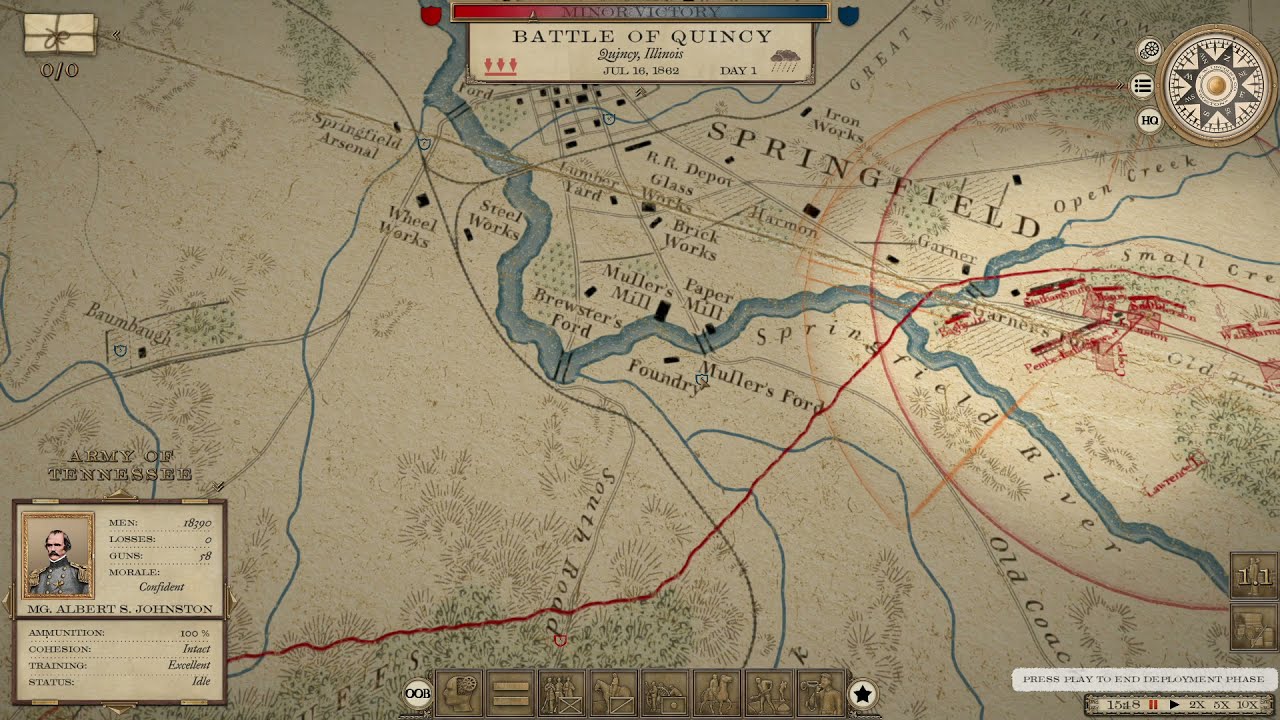 Grand Tactician: The Civil War (1861-1865) Deployment and Movement Tutorial