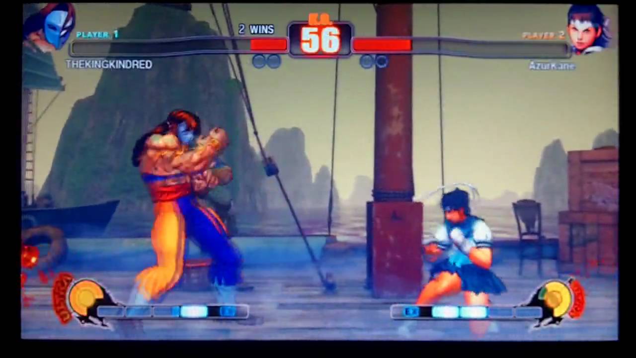 Azurkane vs THEKINGKINDRED match 4 - Street Fighter 4