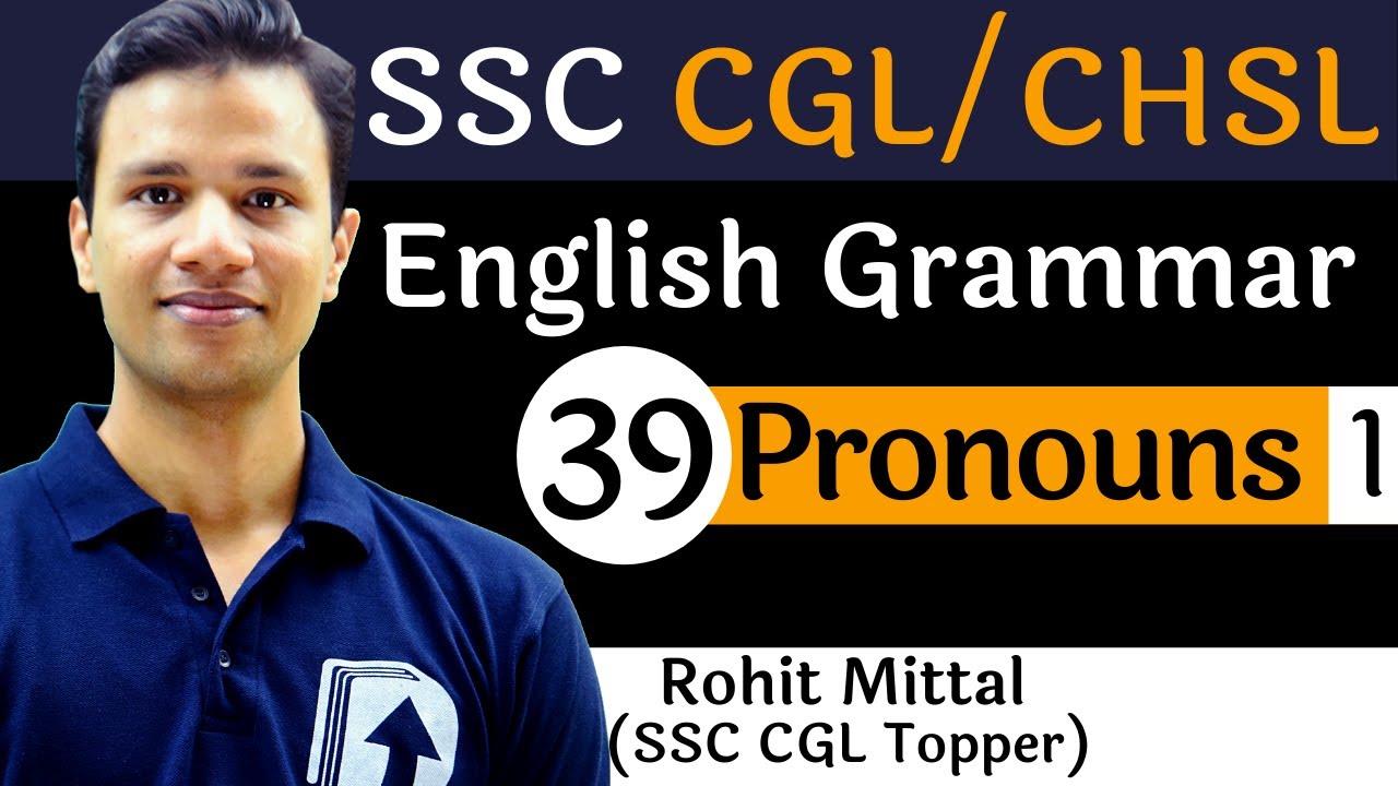[39] Pronouns - 1 | Grammar for SSC | Devotion Institute | Rohit Sir